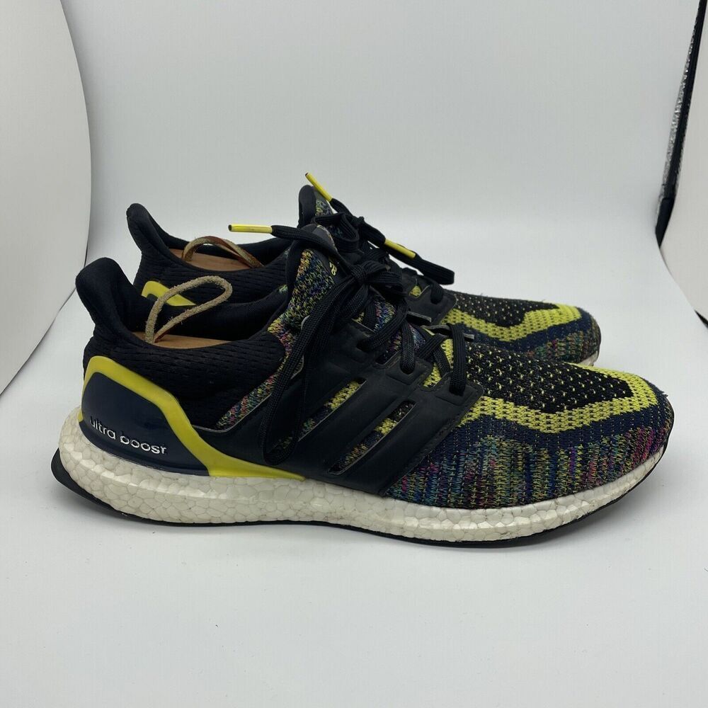 Size 10- adidas UltraBoost Shock Yellow art - EG8106